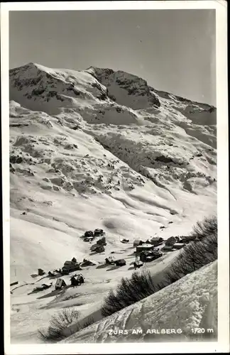 Ak Zürs am Arlberg Vorarlberg, Panorama, Schnee