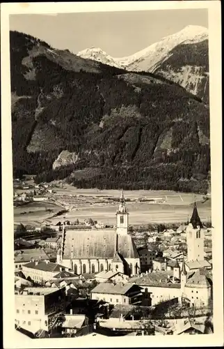 Ak Schwaz in Tirol, Panorama, Kirchen