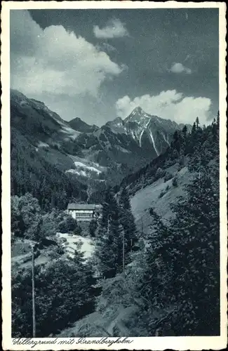Ak Brandberg Tirol Österreich, Zillergrund mit Brandbergbahn, Panorama