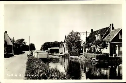 Ak Berlikum Waadhoeke Friesland Niederlande, Tichelweg