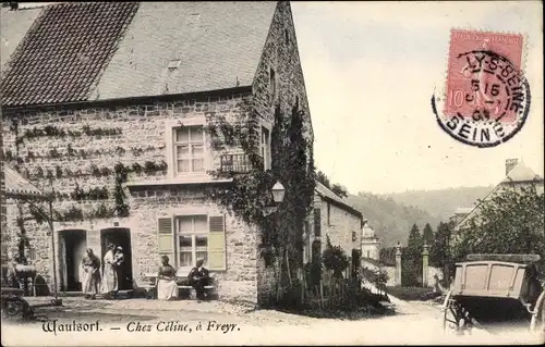 Ak Waulsort Hastière Wallonien Namur, Chez Celine, a Freyr.