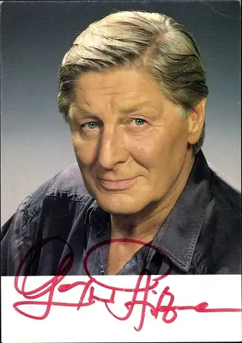 Ak Schauspieler Günter Pfitzmann, Portrait, Autogramm