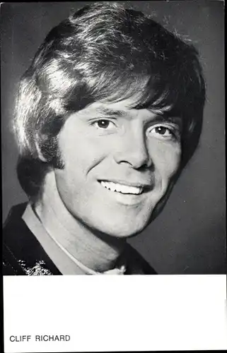 Ak Sänger Cliff Richard, Portrait