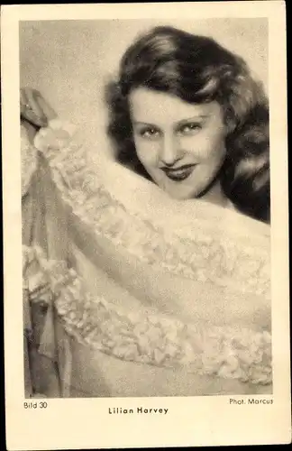 Ak Schauspielerin Lilian Harvey, Portrait