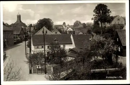 Ak Dresden Klotzsche, Teilansicht