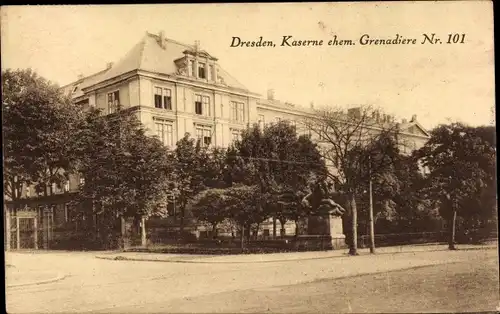 Ak Dresden Neustadt, Kaserne ehem. Grenadier-Regiments Nr. 101