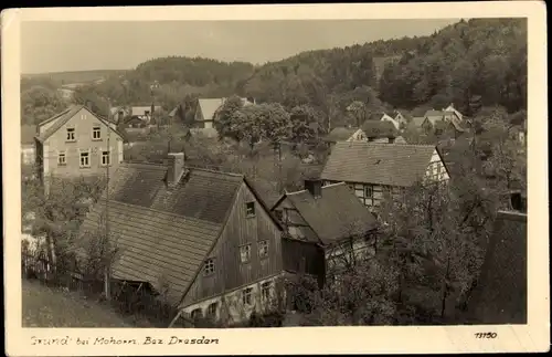 Ak Grund Mohorn Wilsdruff Sachsen, Teilansicht