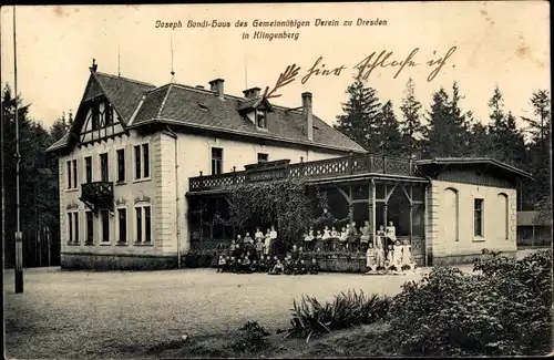Ak Klingenberg im Erzgebirge Sachsen, Joseph Bondi-Haus des Gemeinnützigen Verein zu Dresden