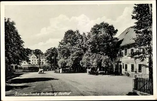 Ak Grillenburg Tharandt Sachsen, Gasthof Grillenburg