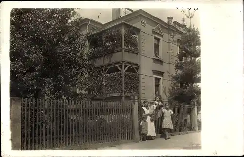 Foto Ak Bannewitz in Sachsen, Wohnhaus, Anwohner