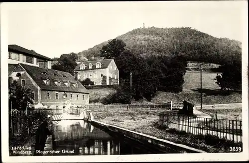 Ak Freital in Sachsen, Plauenscher Grund, Windberg