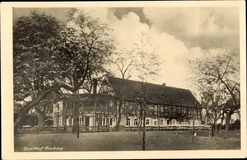 Ak Dresden Schönfeld Weißig Rockau, Gasthof