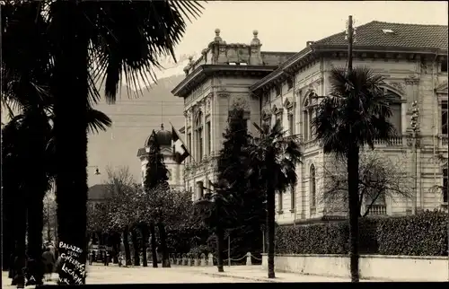 Foto Ak Locarno Kt. Tessin Schweiz, Pallazo della Conferenza