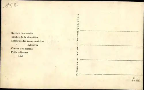 Ak Französische Eisenbahn, Etat, Dampflok No. 231.604, Typ Pacific