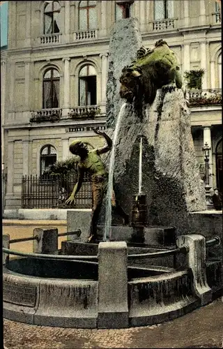 Ak Aachen in Nordrhein Westfalen, Brunnen