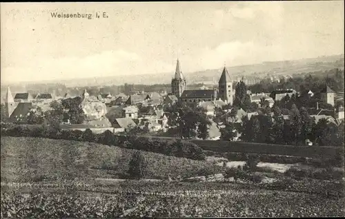 Ak Wissembourg Weißenburg Elsass Bas Rhin, Panorama