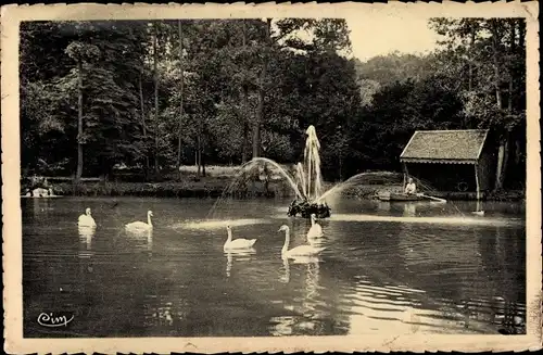 Ak Aix en Othe Aube, Les Fontaines