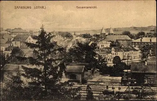 Ak Sarrebourg Saarburg Lothringen Moselle, Gesamtansicht