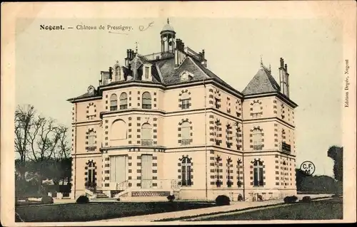 Ak Nogent Loiret, Chateau de Pressigny