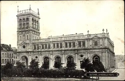 Ak Oostende Ostende Westflandern, La Nouvelle Poste