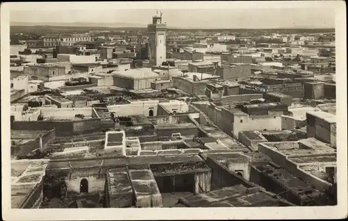 Ak Oudjda Oujda Marokko, Vue générale vers la nouvelle Mosquée