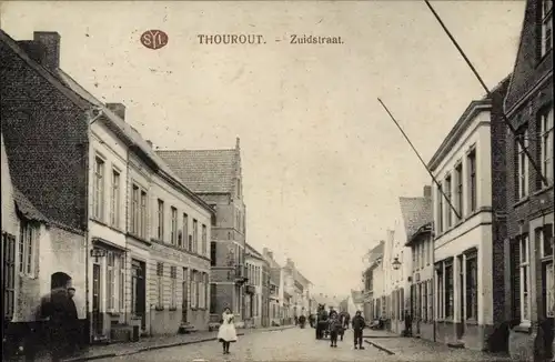 Ak Thourout Torhout Westflandern, Zuidstraat