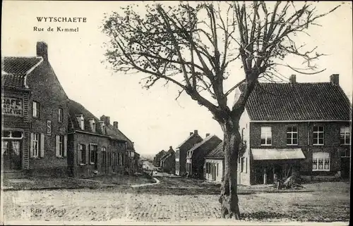 Ak Wytschaete Westflandern, Rue de Kemmel