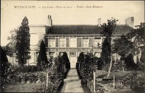 Ak Wytschaete Westflandern, Lusthuis Bon Repos, Villa