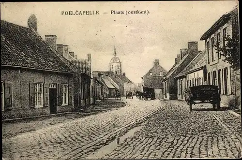 Ak Langemark Poelkapelle Westflandern, Plaats