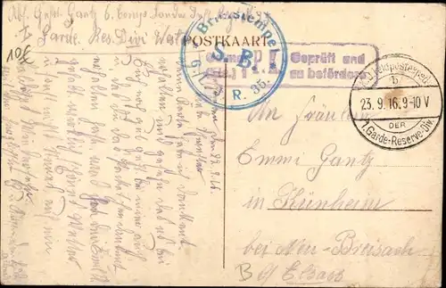 Ak Langemarck Langemark Poelkapelle Westflandern, Klooster