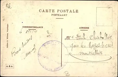 Ak Poperinghe Poperinge Westflandern, College