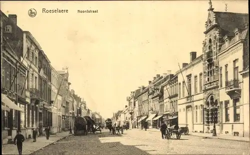 Ak Roeselare Westflandern, Noordstraat