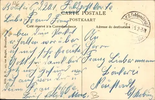 Ak Roeselare Roeselaere Rousselare Roulers Westflandern, Rue Conscience