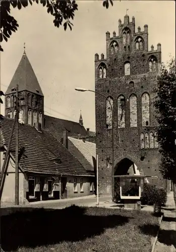 Foto Ak Grimmen in Mecklenburg Vorpommern, Am Tribseeser Tor