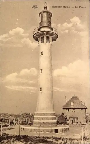 Ak Nieuport Bains Nieuwpoort Westflandern, Le Phare