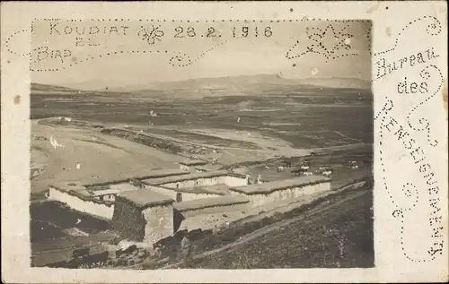 Foto Ak Marokko, Koudiat el Biad, 1916, Bureau des Renseignement