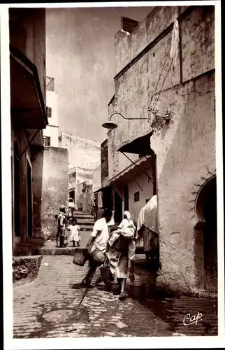 Ak Tanger Marokko, Une Rue de la Casbah