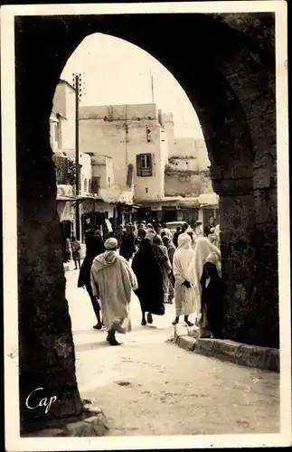 Ak Safi Marokko, Bab-Chaba et la rue des Marche