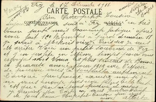 Ak Fès Fez Marokko, Ortsansichten