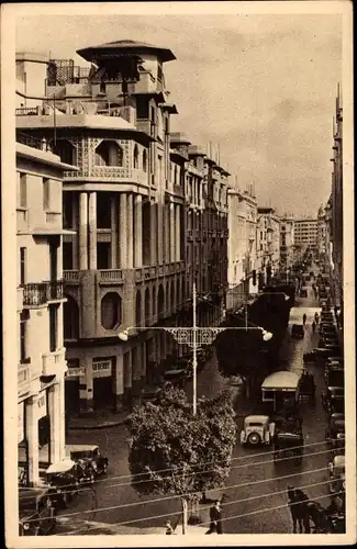 Ak Casablanca Marokko, Boulevard de la Gare