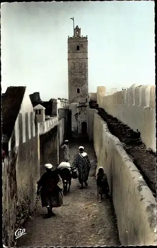 Ak Agadir Marokko, Minaret, Remparts de la Casbah