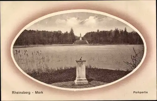 Ak Rheinsberg in der Mark, Parkpartie