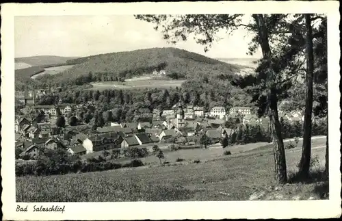 Ak Bad Salzschlirf in Hessen, Ortsansicht, Panorama