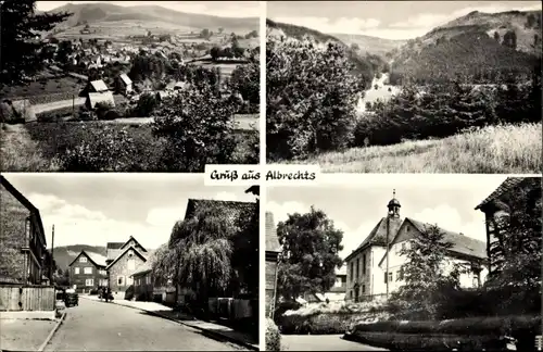 Ak Albrechts Suhl in Thüringen, Ortsansicht, Panorama