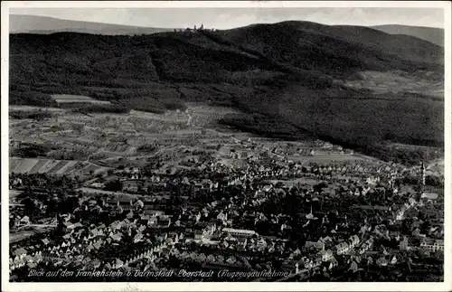 Ak Eberstadt Darmstadt in Hessen, Fliegeraufnahme