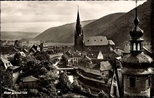 Ak Gemünd Schleiden in der Eifel, Teilansicht, Kirche