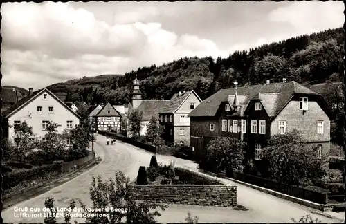 Ak Liesen Hallenberg Sauerland, Ortspartie