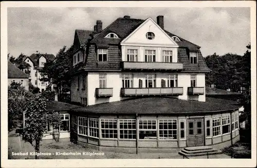 Ak Ostseebad Kölpinsee auf Usedom, Kinderheim Kölpinsee