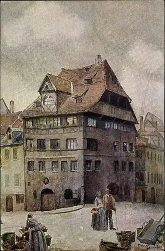 Künstler Ak Nürnberg in Mittelfranken, Dürer Haus