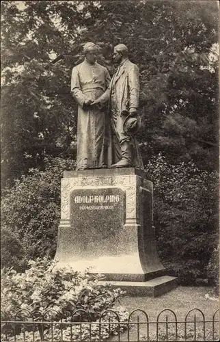 Ak Köln am Rhein, Kolping Denkmal